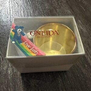 Oneida Silverplate Child Cup Affection #015 Vintage with Lid